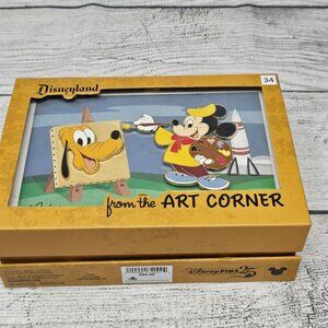 NEW! Disney Niftie Fifties Flashback Disneyland Art Corner LE 150 Box set 5 pins